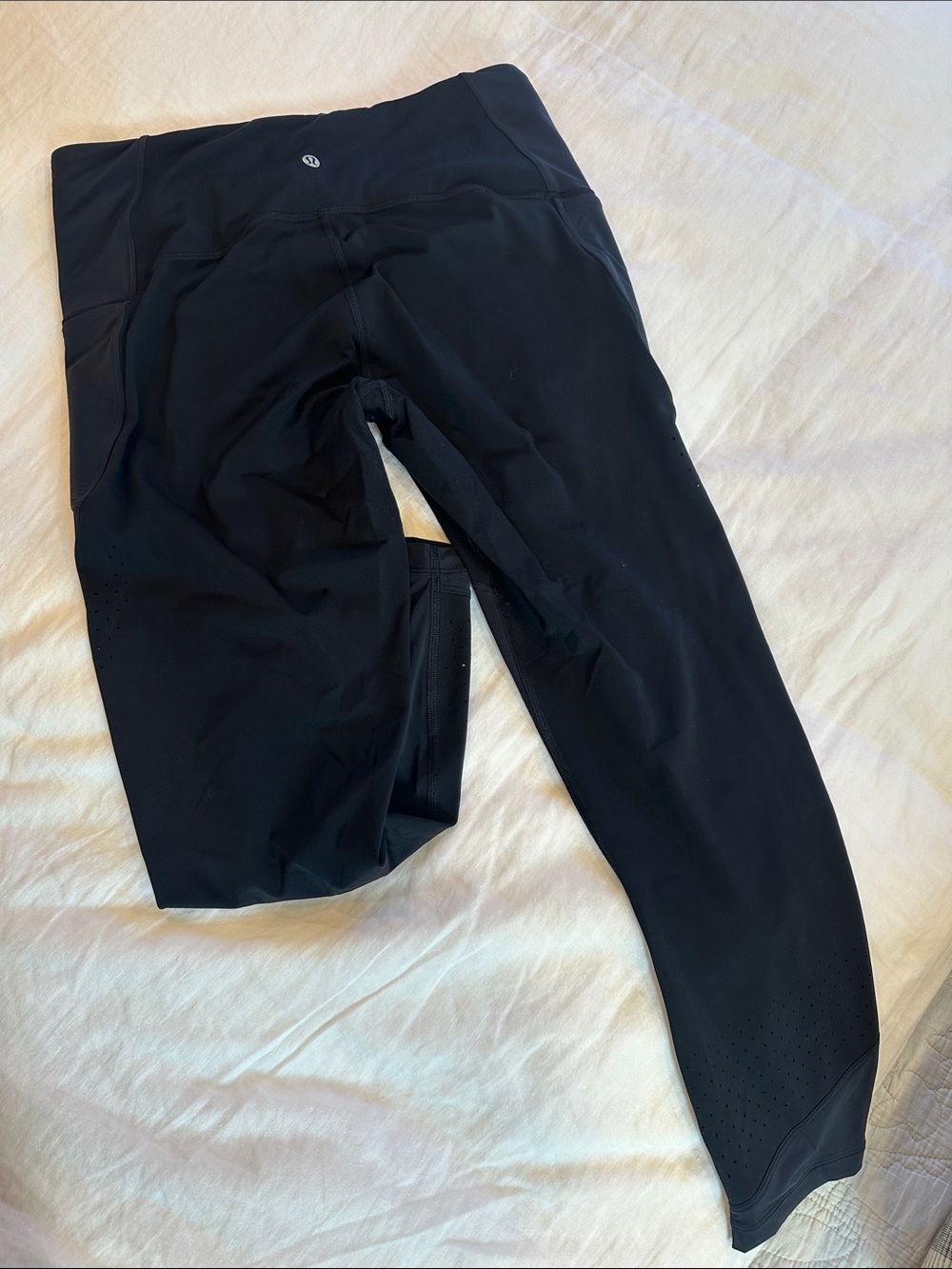Lululemon Fast and Free Leggings Laser Cut Size 10